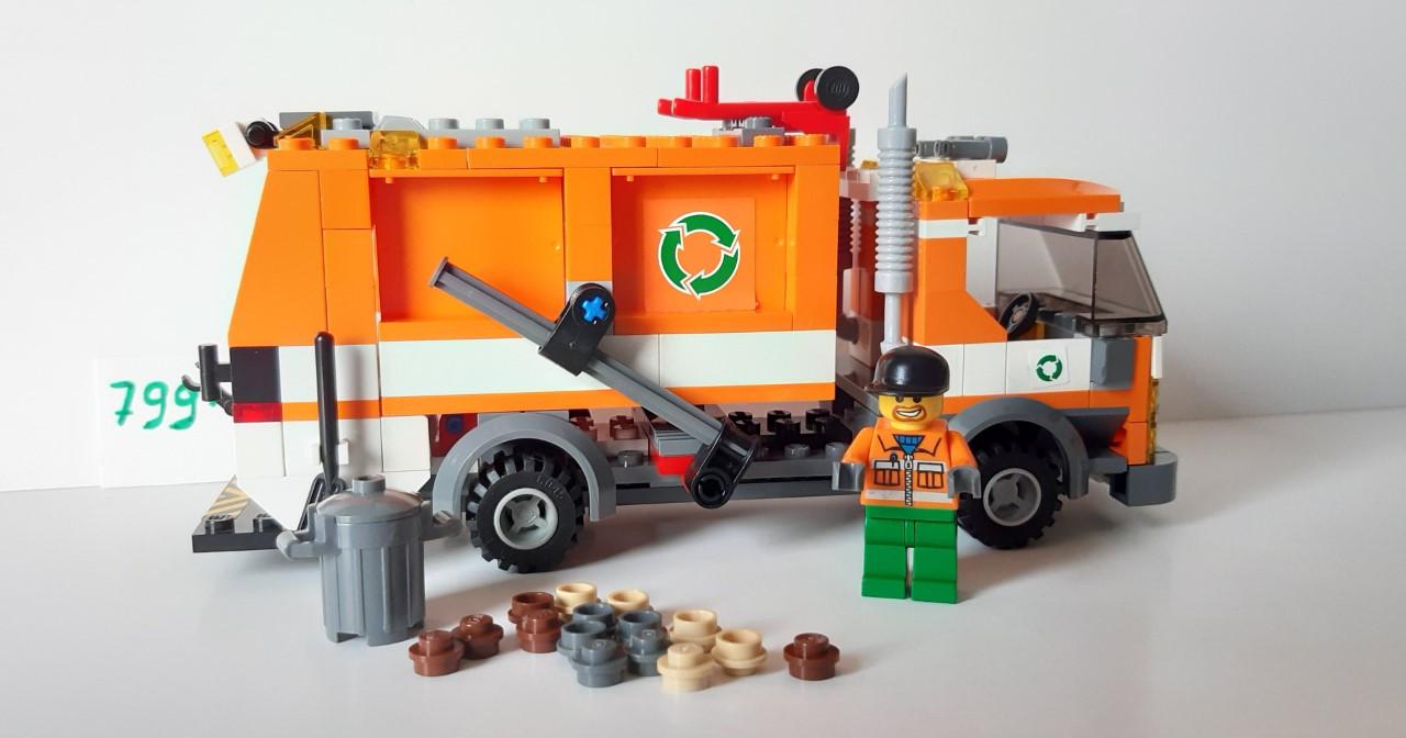 Lego 7991: vuilniswagen / recycle truck