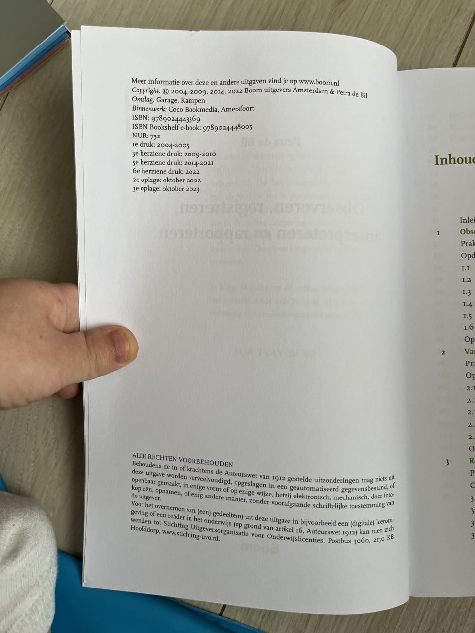 Observeren, registreren, interpreteren en rapporteren – Petra de Bil