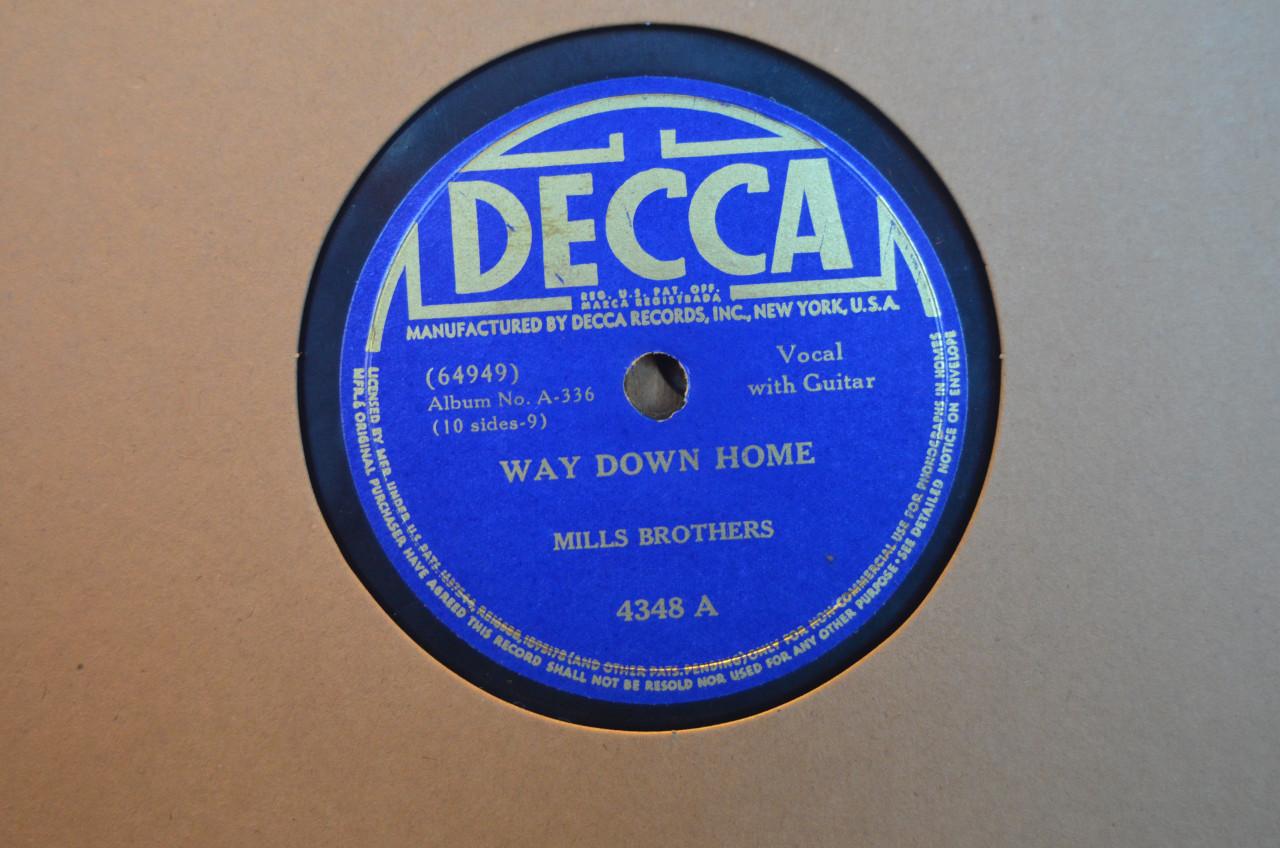 78 rpm Mills Brothers jaren '40 en '50 héél veel stuks. (6)
