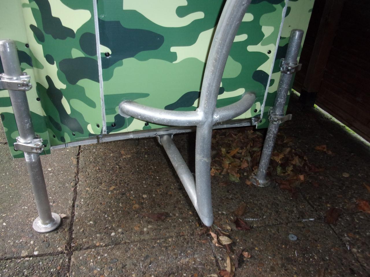 Fietscaravan met aluminium frame