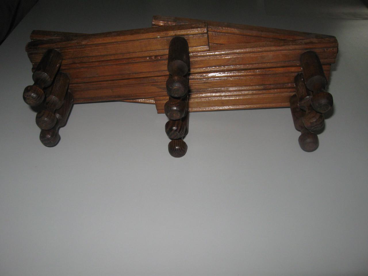 Houten kapstok