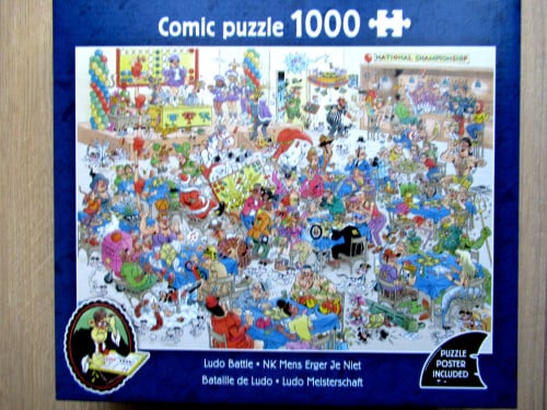 Jan van Haasteren legpuzzel 1000 stukjes NK mens erger je niet