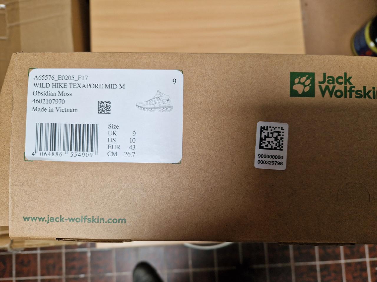 Wandelschoen heren Jack Wolfskin NIEUW maat 43