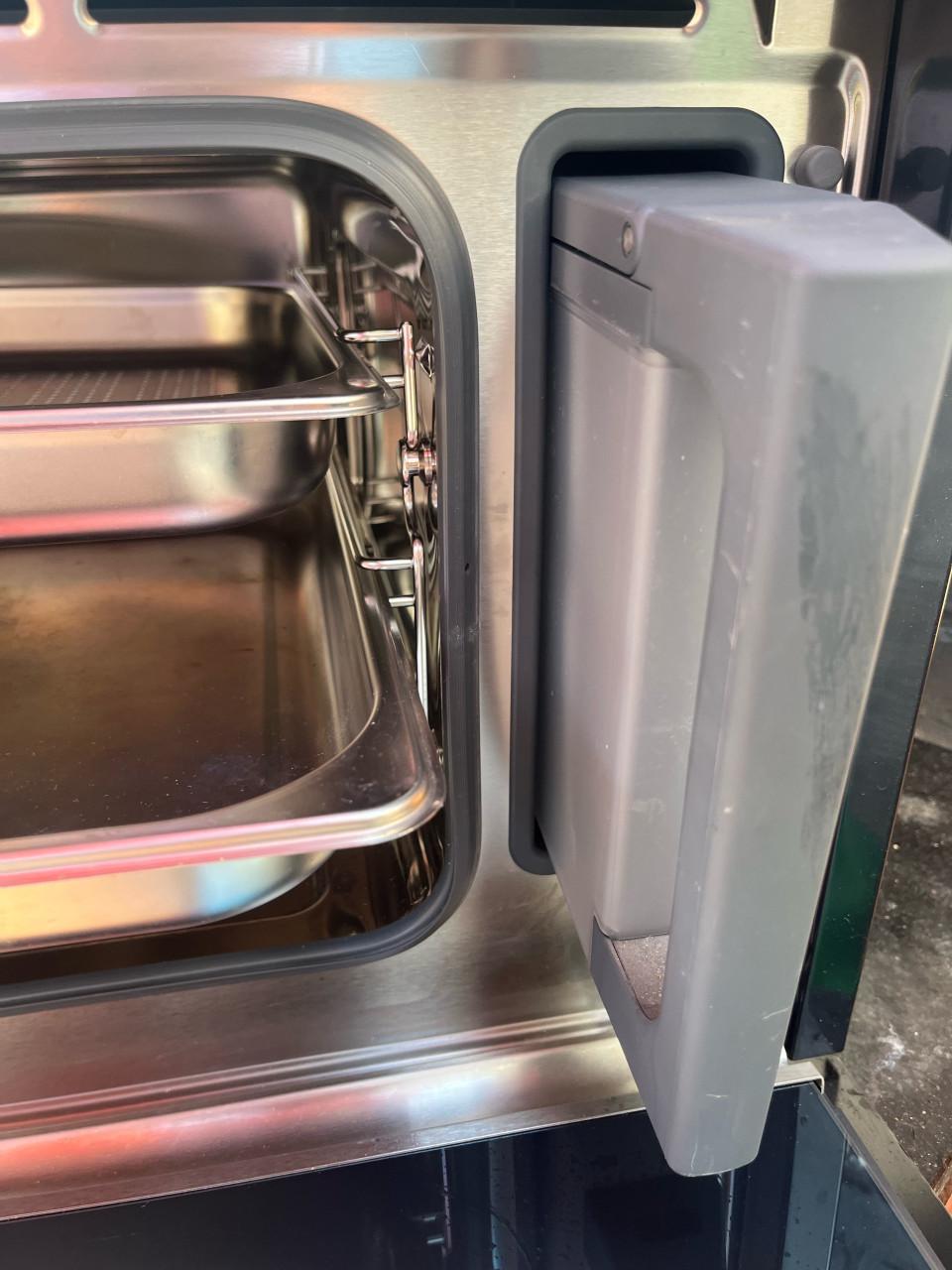 Siemens compacte inbouw stoomoven nooit gebruik