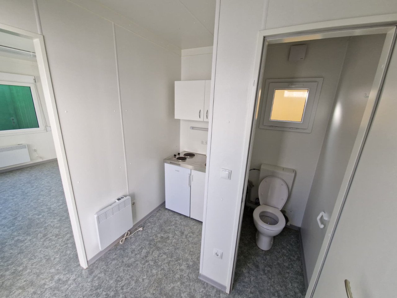Kantoorunit / bouwkeet / uitvoerderskeet / woonunit 9x3m
