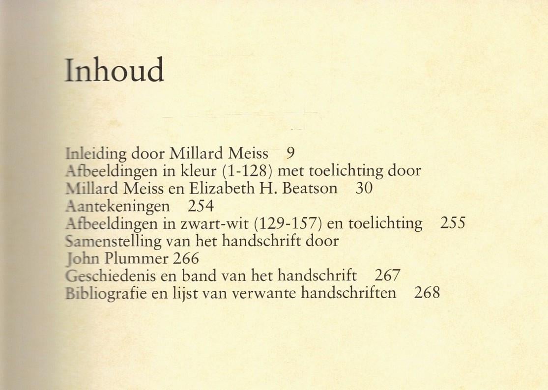 De Belles Heures van Jean duc de Berry, Kunstboek