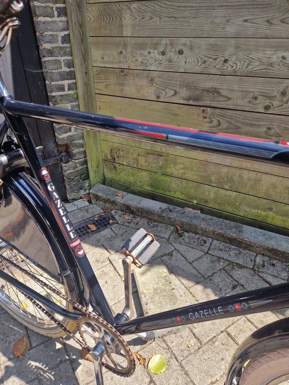Gazelle tour populair herenfiets klassieker zwart (met werk)