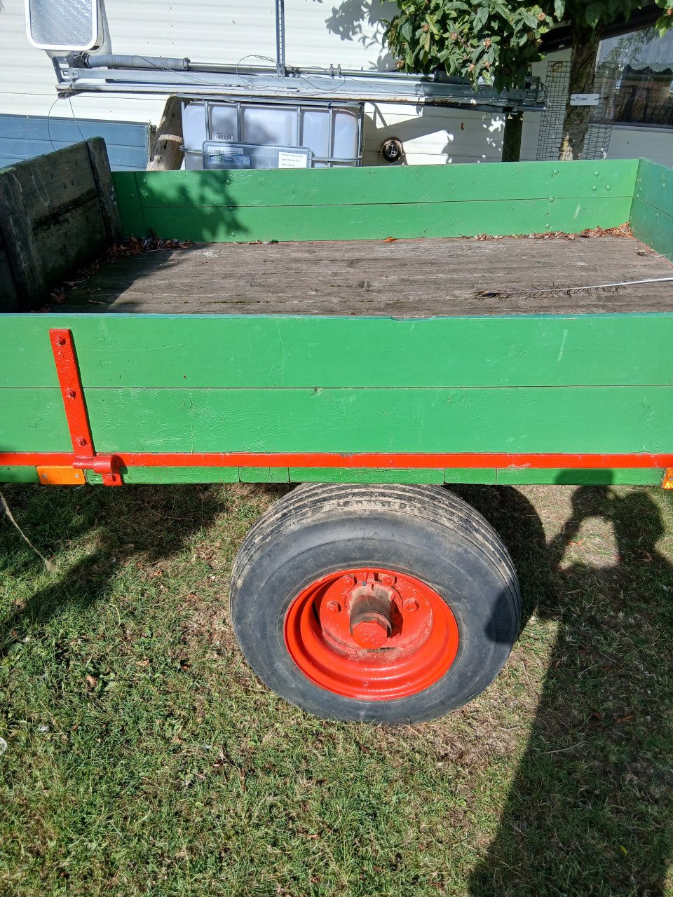 Aanhanger landbouw kiepbaar