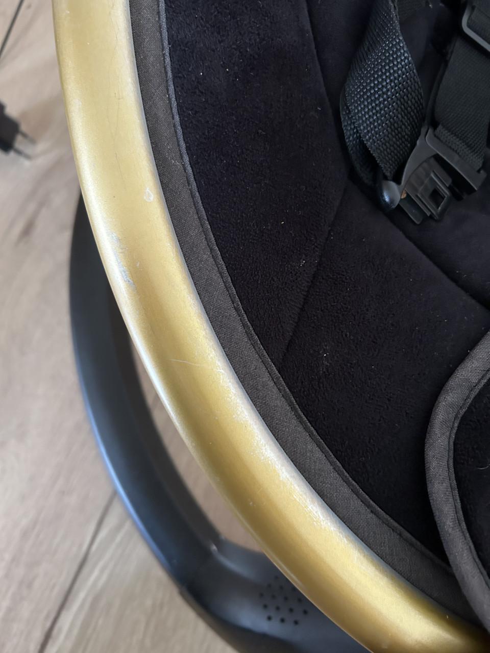 Wipstoeltje | X Adventure Rocco elektrische babyschommel – Black & Gold