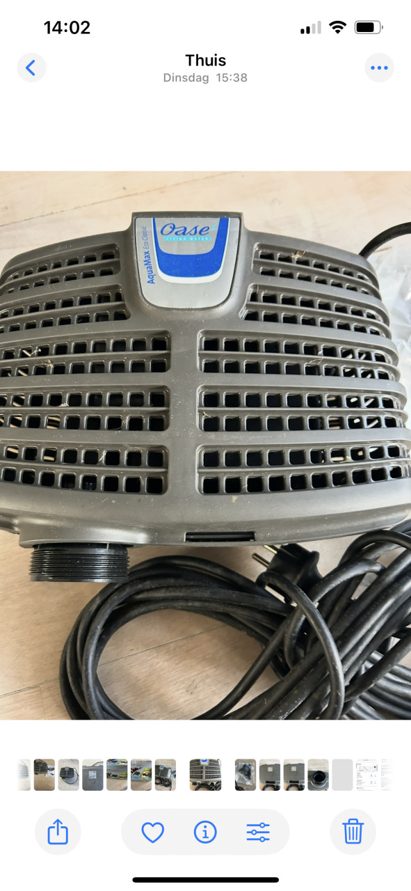 Te koop oase eco classik 8500 lpu sterke en zuinige Vijverpomp