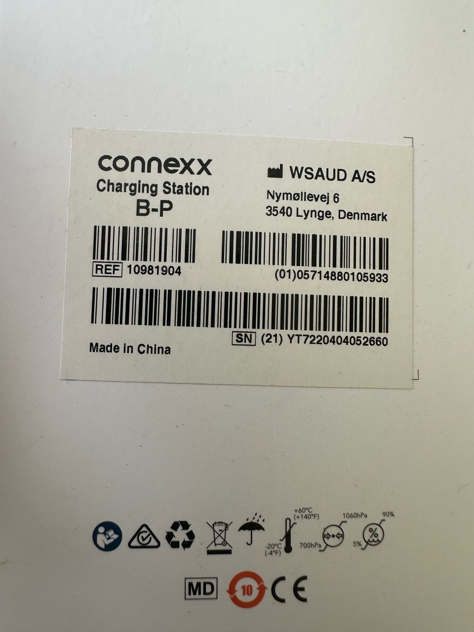 Oplader voor draadloos hoortoestel Connexx B-P