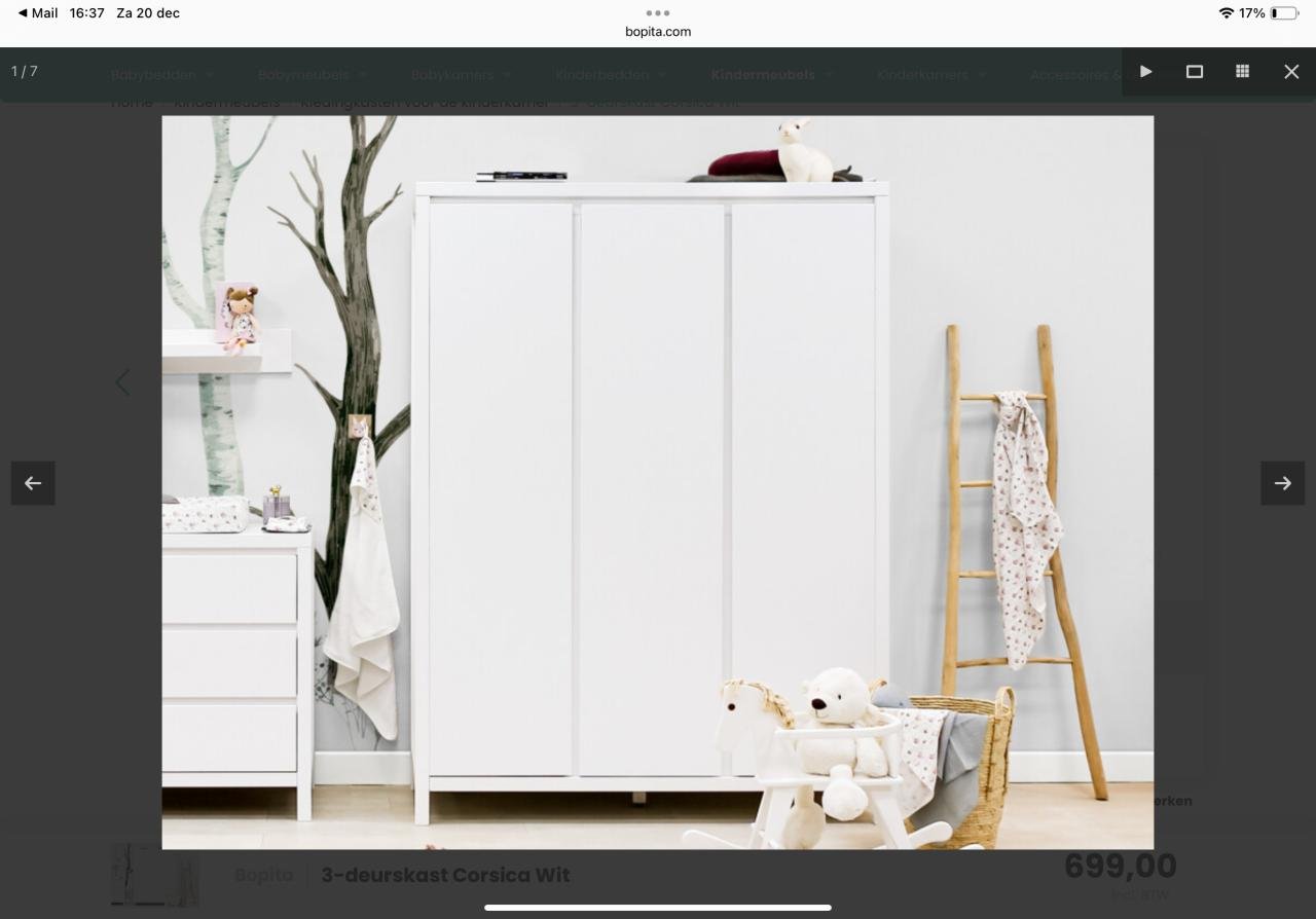 Bopita Corsica Kledingkast (3-deurs)