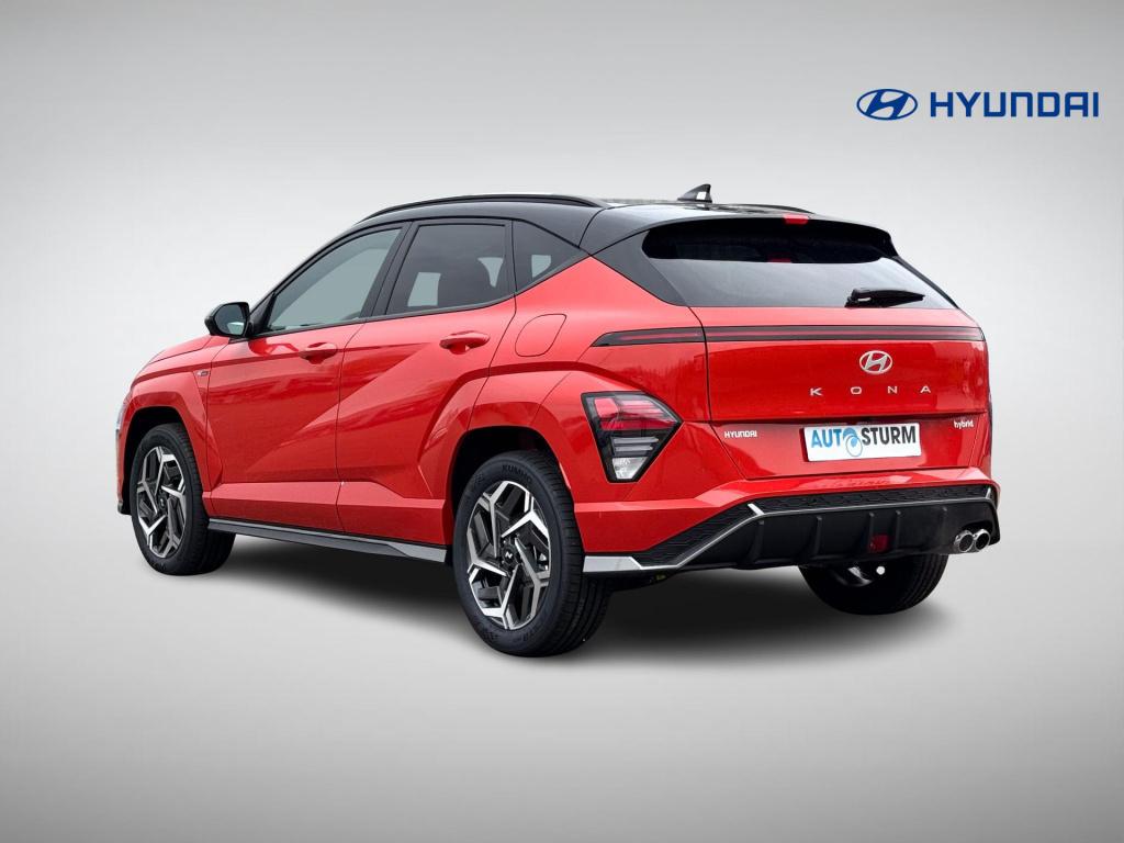 Hyundai Kona 1.6 gdi hev n line soultronic orange!