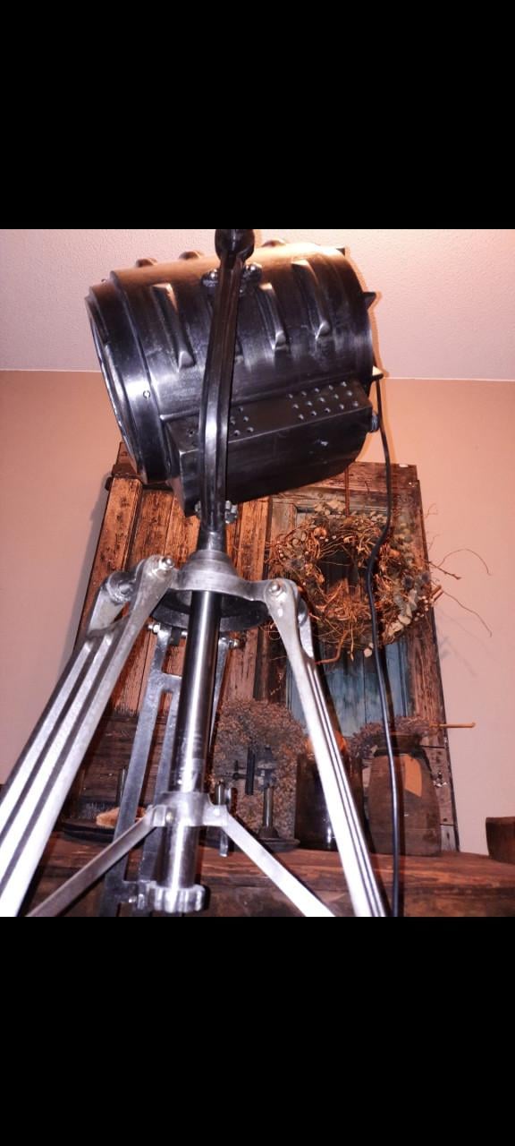 Unieke theaterlamp vloerlamp spot