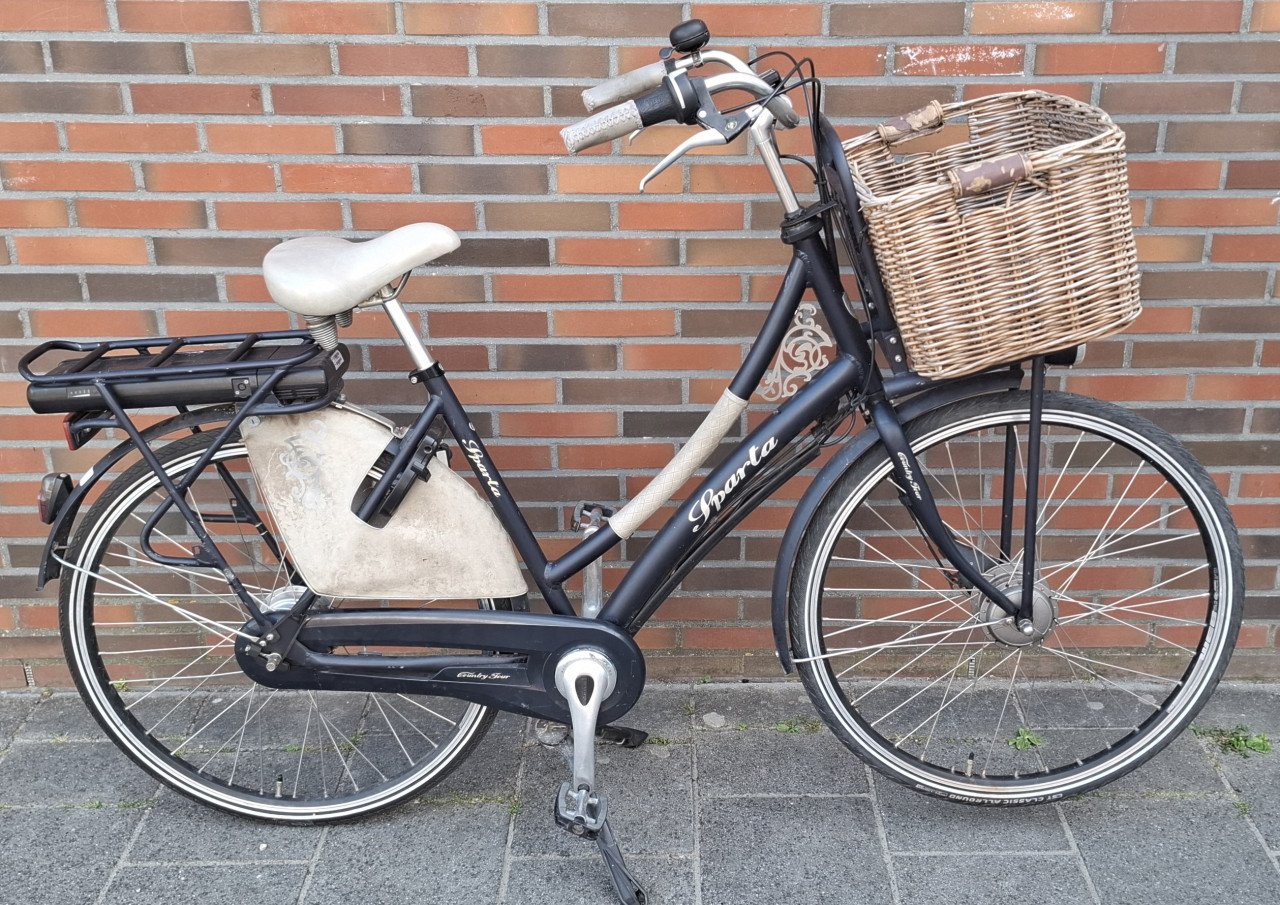 Prachtige Sparta Pick-up elektrische transport fiets