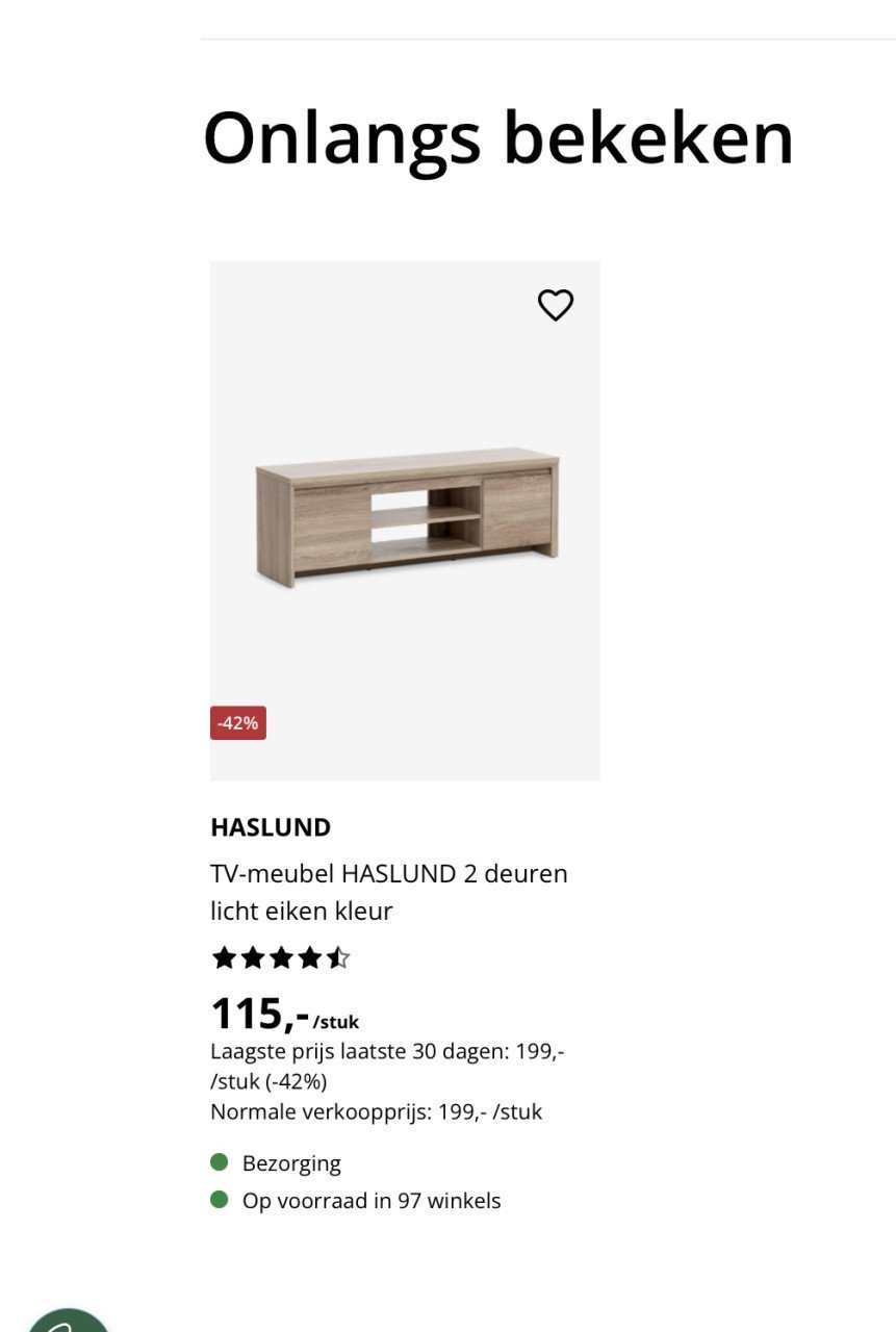 Leuke meubels voor prikkie