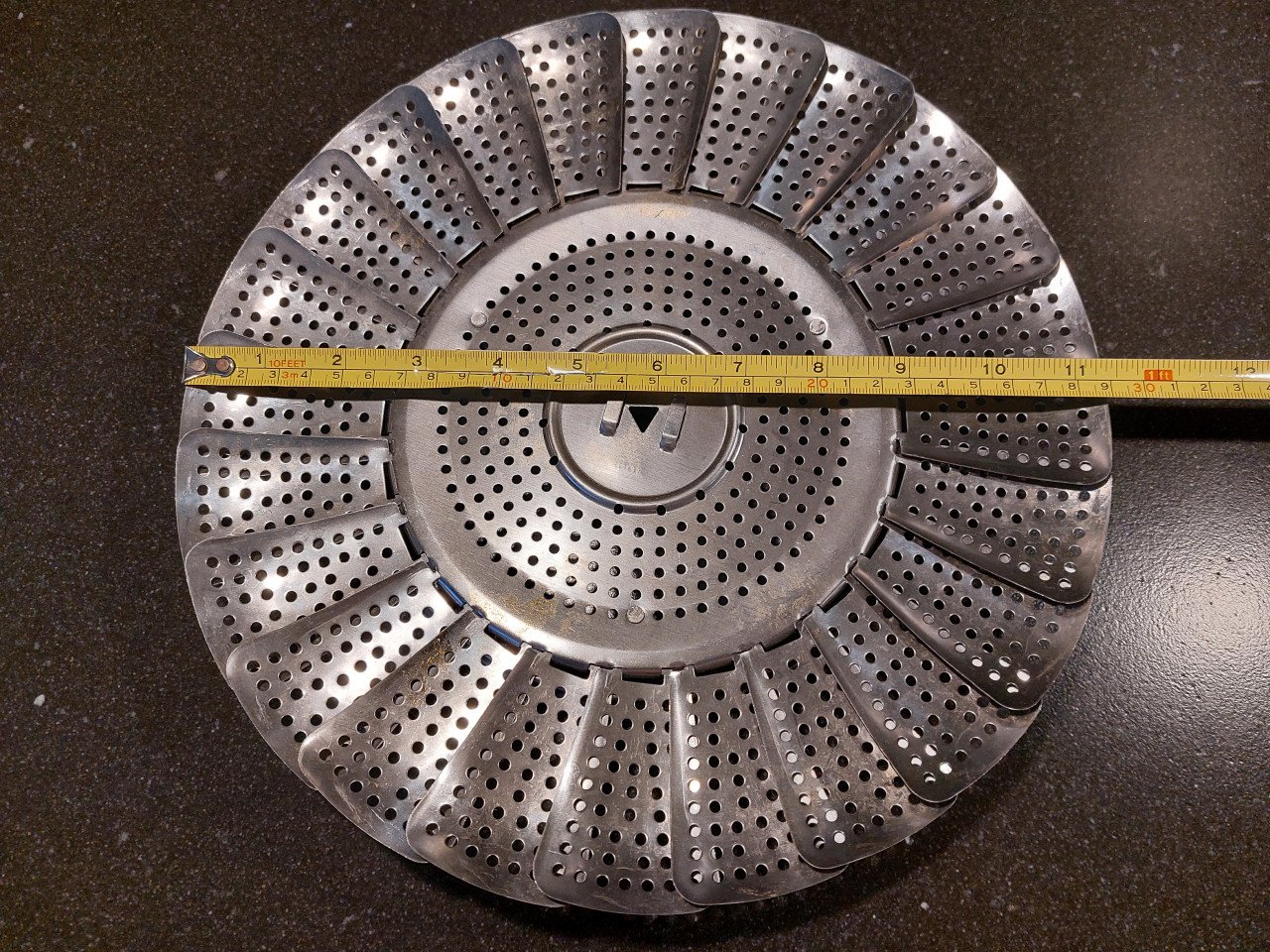 Opvouwbaar stoommandje-stoombloem-stoomrek-roestvrij staal-stoominzet-inox