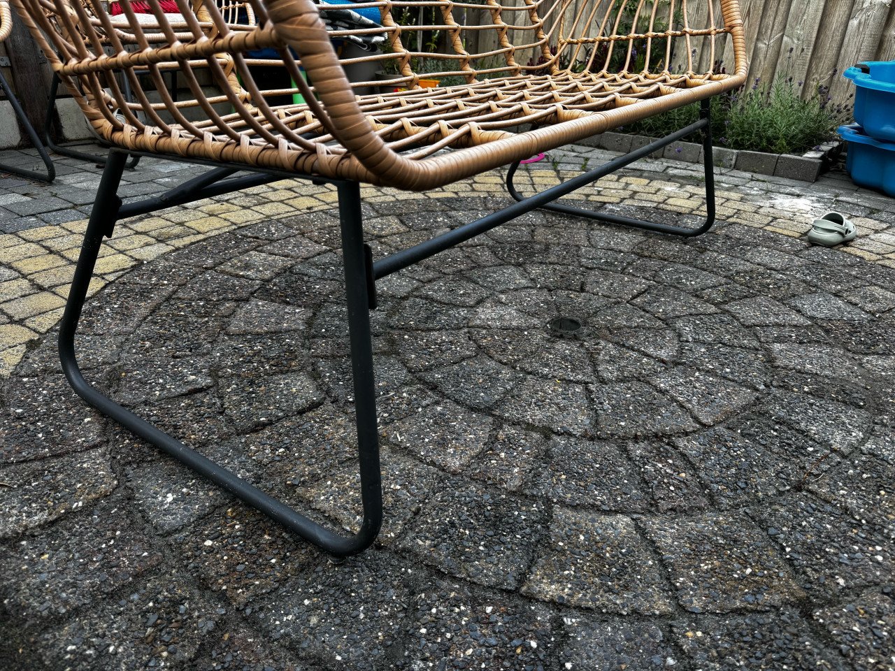 Loungebankje tuin