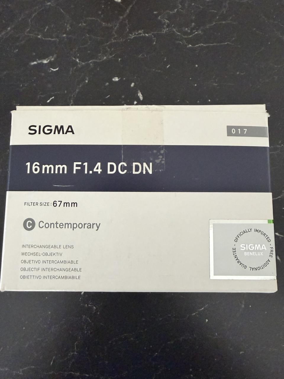 Sigma 16mm f/1.4 DC DN (Sony E-mount)