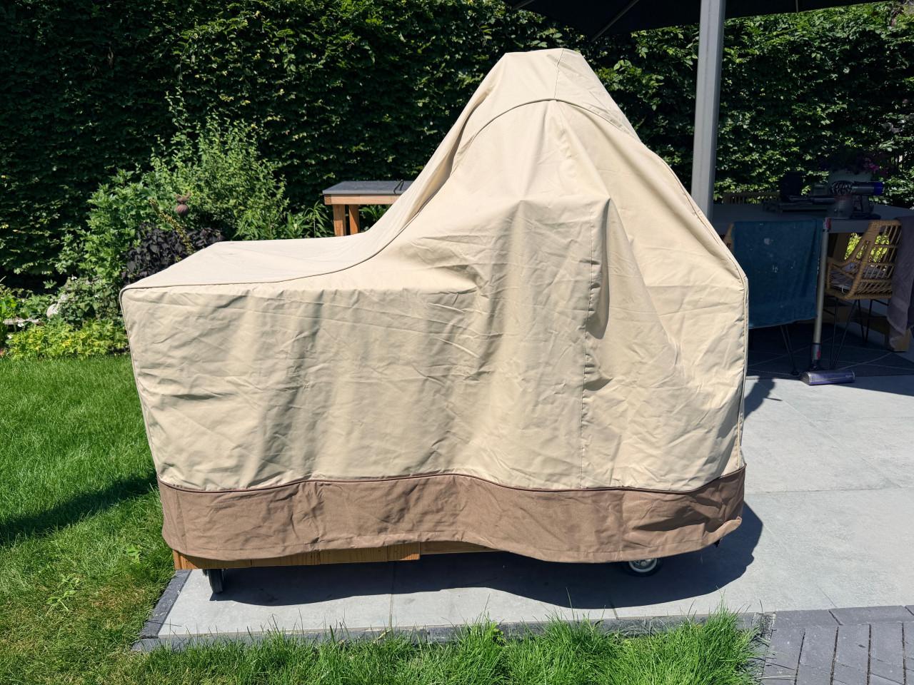 Douglas- Hardsteen Buitenkeuken voor Large Kamado