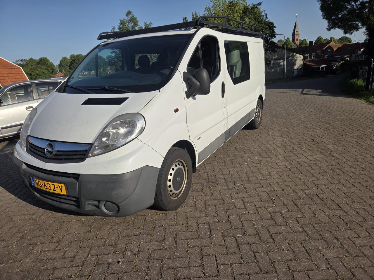 Te koop opel vivaro dubbele cabine 2014