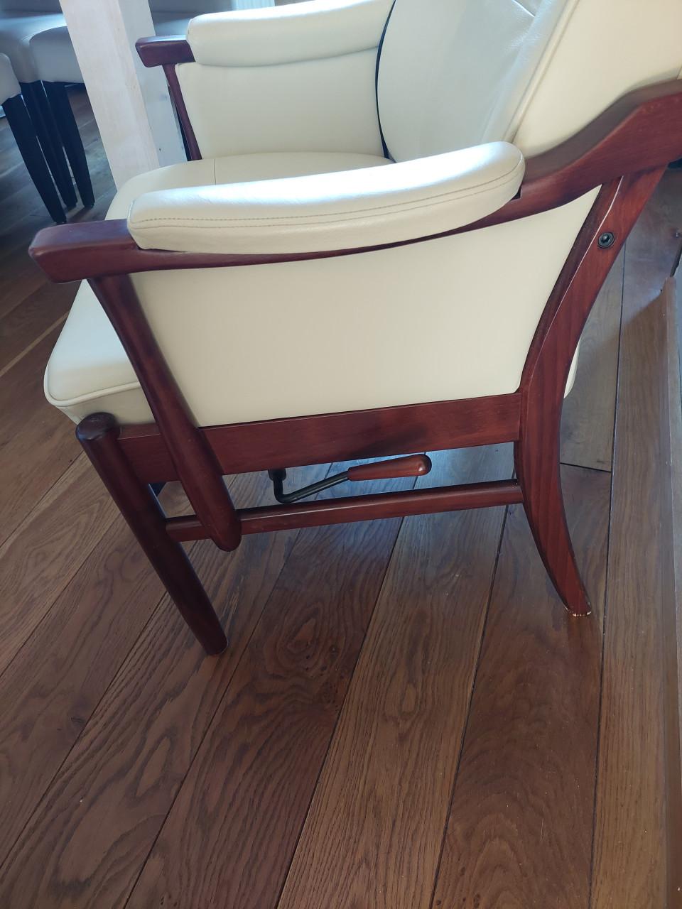 Farstrup senioren stoel, verstelbaar zit en ruggedeelte