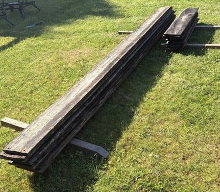 Hardhouten planken