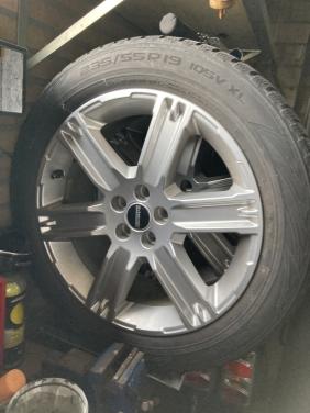 Velgen + winterbanden Range Rover Evoque