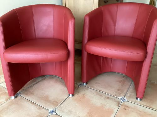 Rolf Benz stoelfauteuils(4 stuks)RB7300(als nieuw)