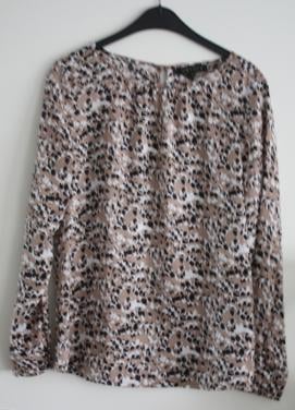 Shirt met panter print  maat s
