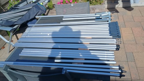 Stokken voortent/luifel caravan aluminium Powergrip