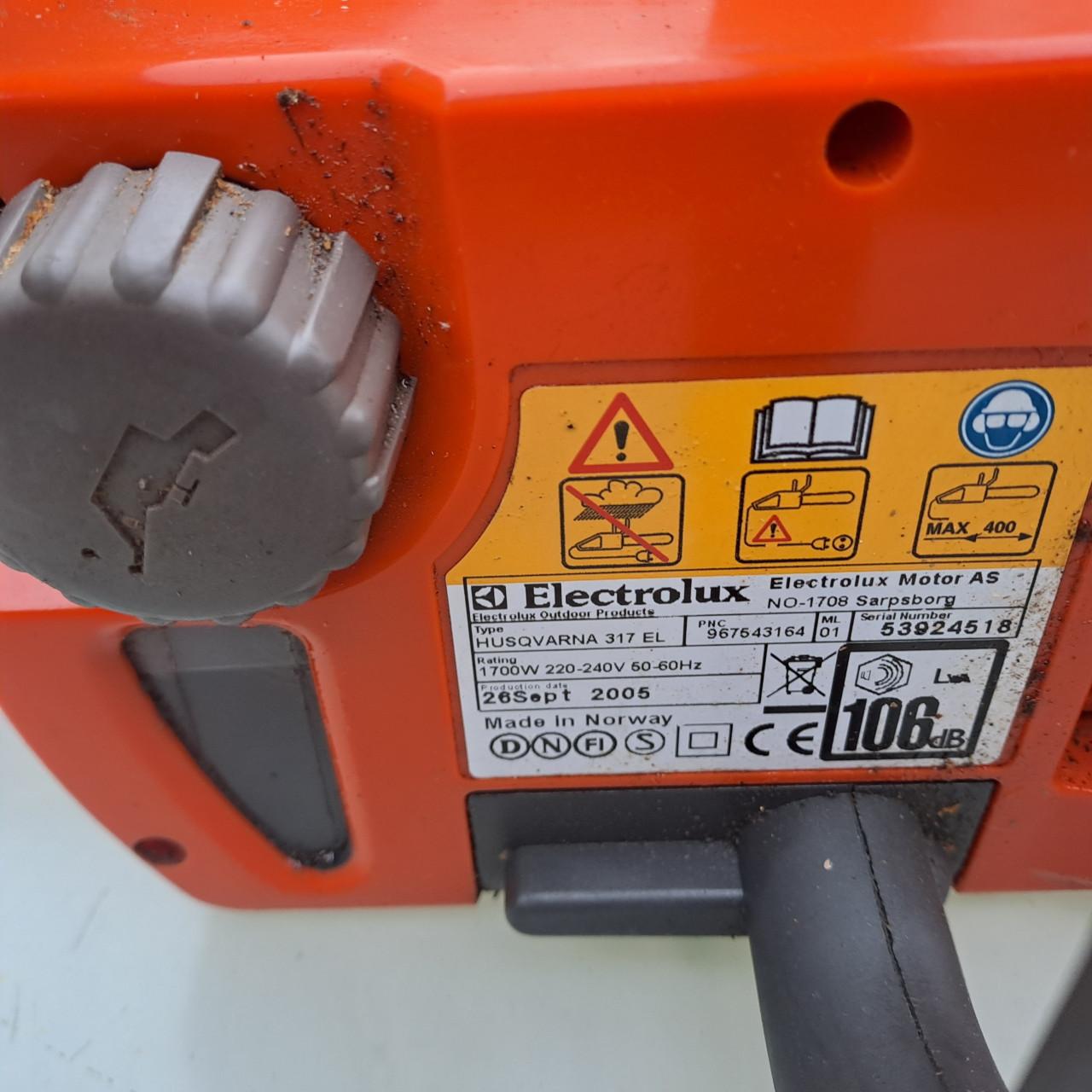 Husqvarna elektrische kettingzaag  317