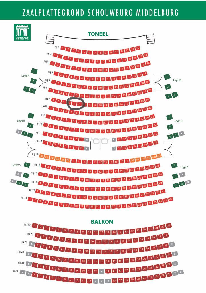 2 theater tickets Fred van Leer Middelburg "ik weet het eigenlijk niet"
