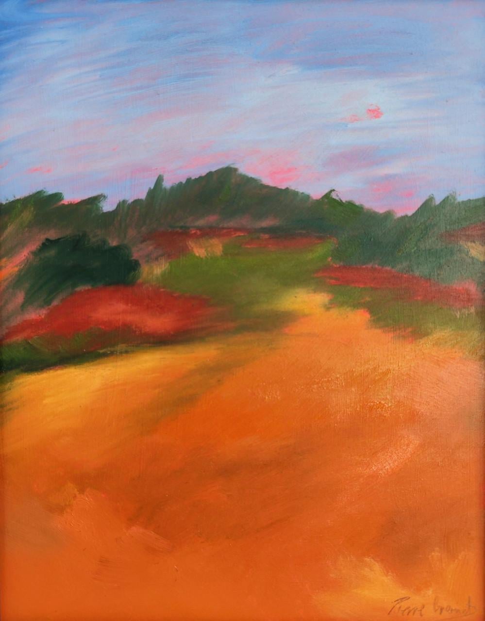 Schilderij Franse school (XX) - Calidez en el Campo