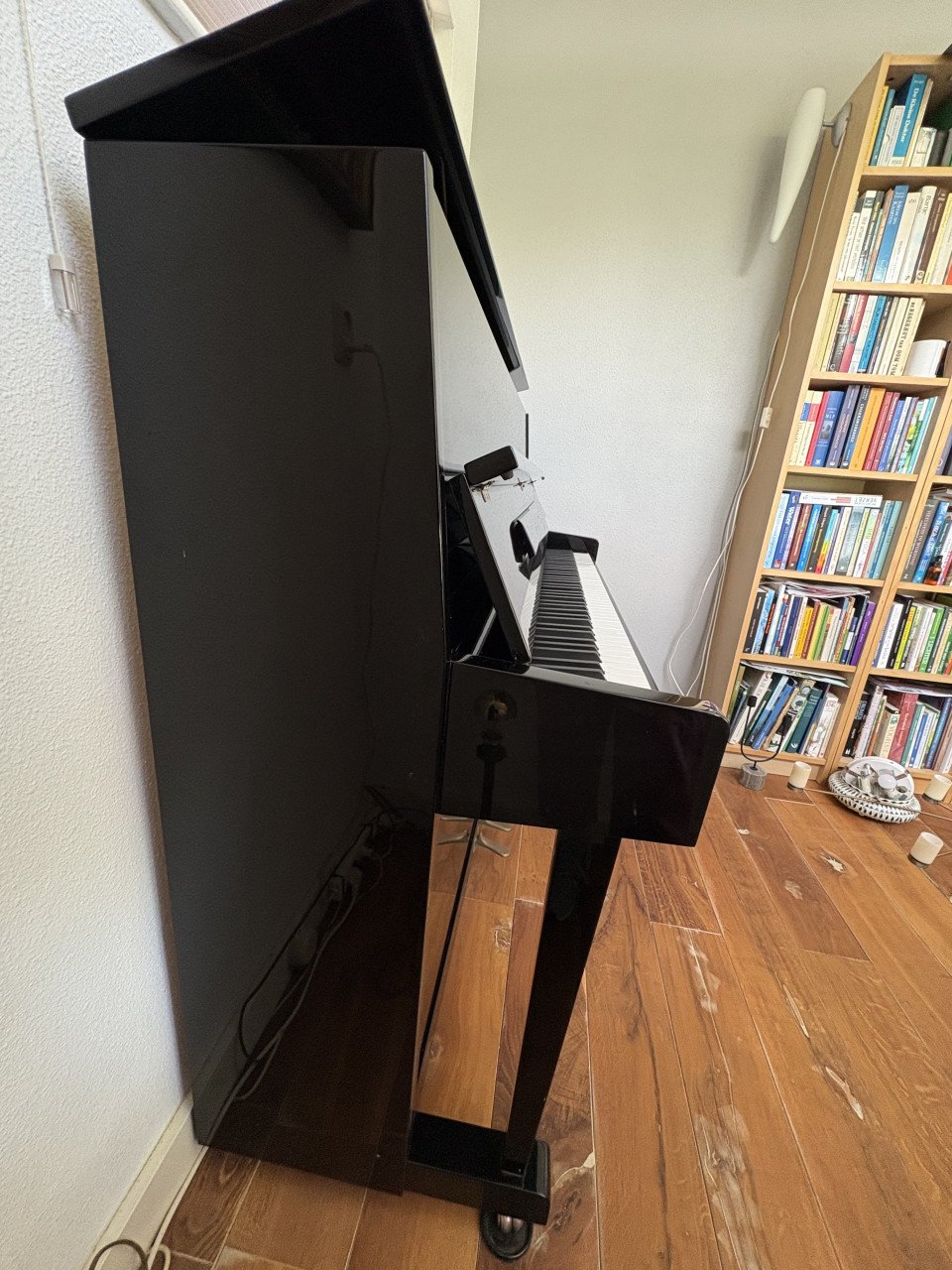 Zwarte hoogglans Scholze piano
