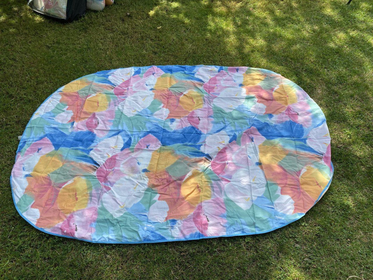Kussenset tuinstoel terrasstoel 4x, voetenbankje 2x, parasol, tafelkleden