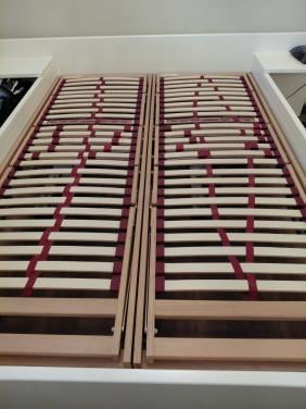 2 x 1 persoons electrische lattenbodem merk Bossflex extra
