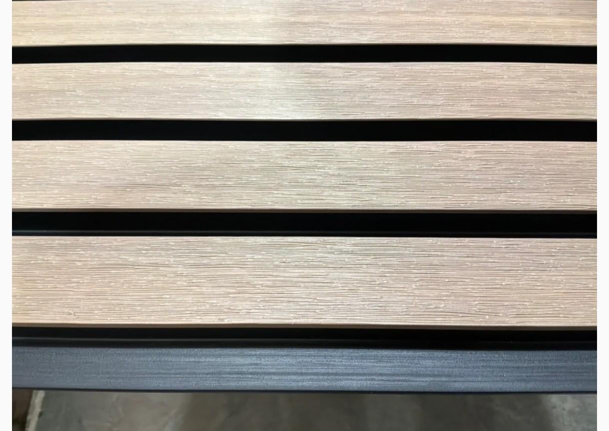 Composiet gevelbekleding oak black 290 cm, 30 panelen