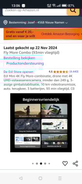 Drone DJI mini 4K Fly More Combo