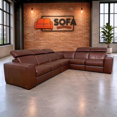 Natuzzi Editions B760 Leren Relax Hoekbank – Verstelbare Hoofdsteunen