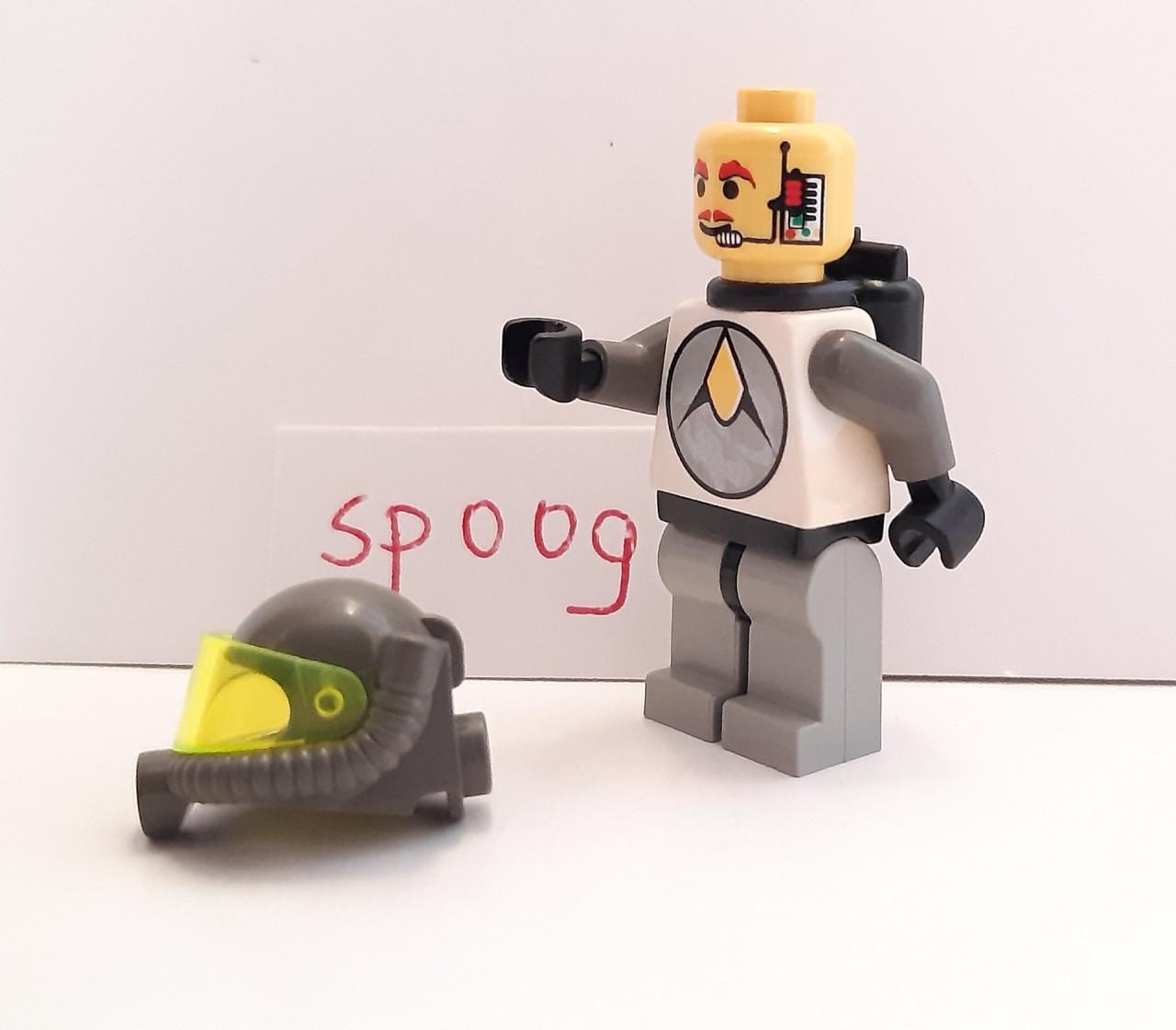 Lego Space minifiguur: Exploriens-chef