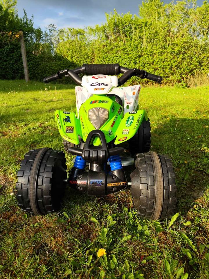 Elektrische kinderquad 12v Kawasaki INJUSA 2x accu