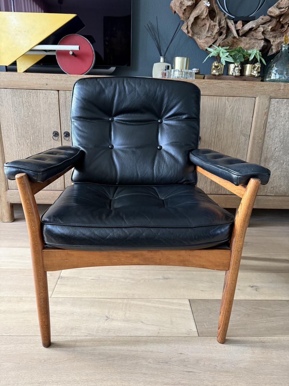 G Mobel fauteuil voor Göte Mobler Sweden jaren 70