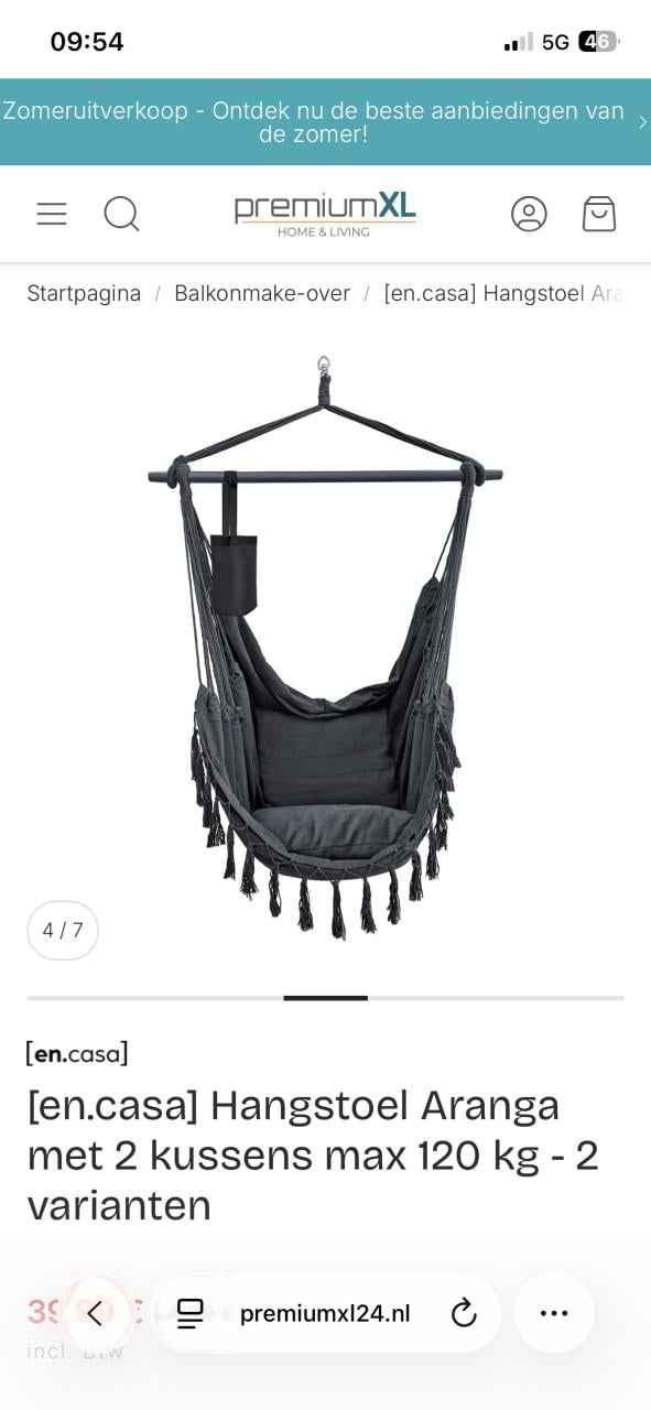 Hangstoel
