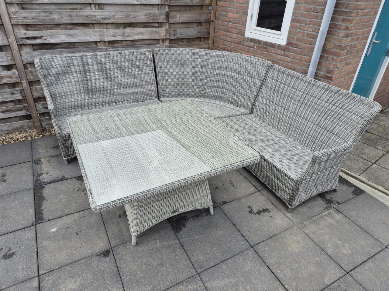 Dining Loungeset - zo goed als nieuw (Bezorging mogelijk)