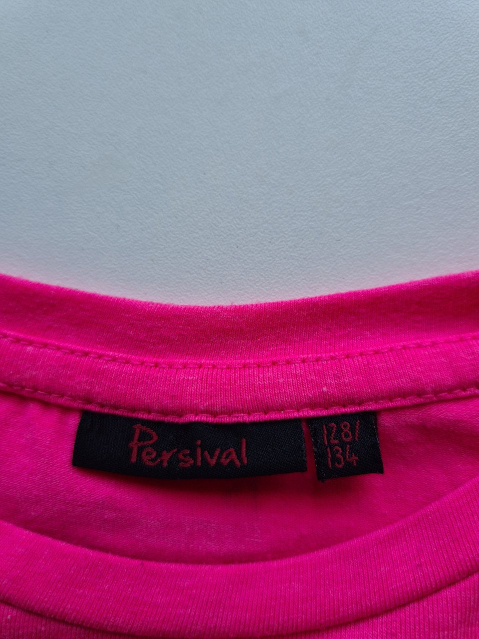 Fuchsia roze truitje met honden tasje van Persival  Mt 128-134