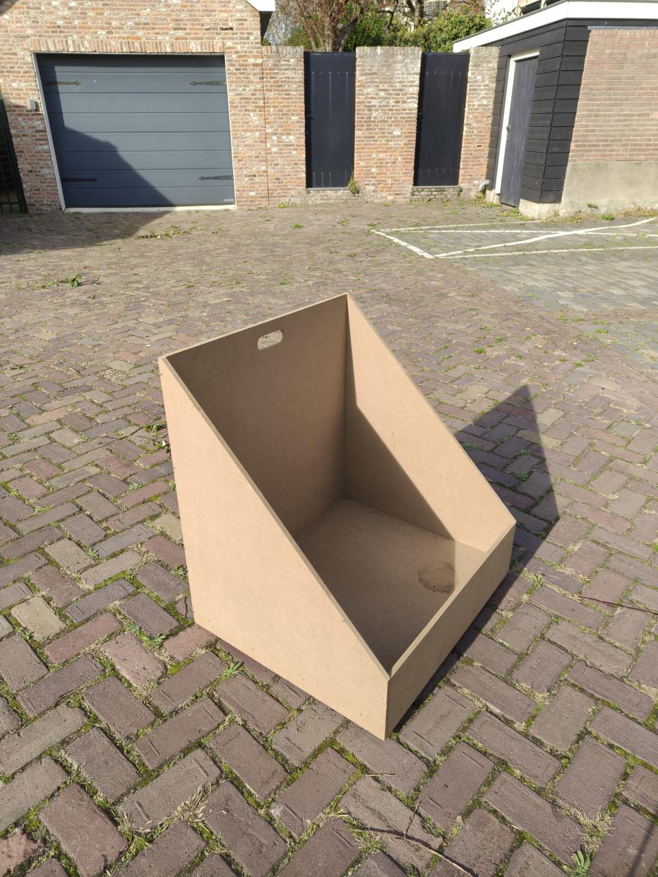 Opbergbakken voor schuin dak 3 stuks GERESERVEERD