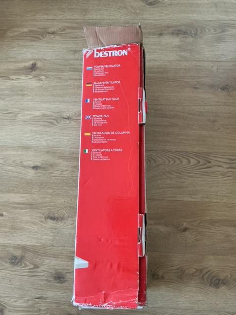 Voor de volgende HITTEGOLF: Bestron torenventilator DKLT12 40W