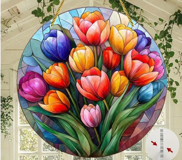 Raamhanger tulpen