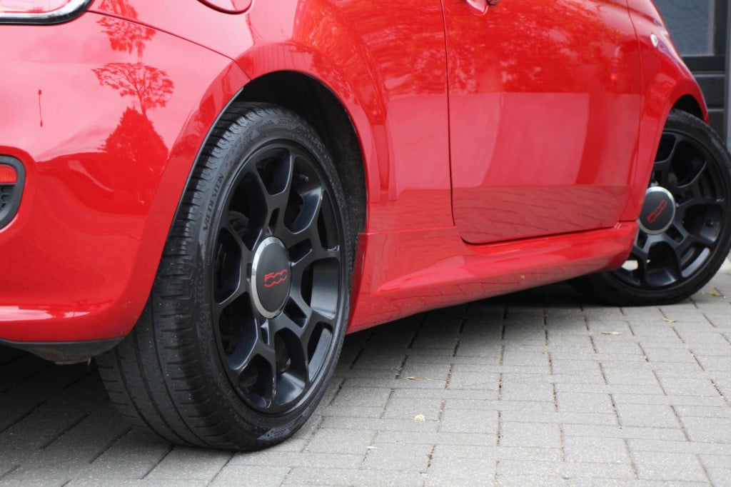 Fiat 500 1.2 500s - leder/alcantara - sport - h&r - aux/usb - nieuwe koppel